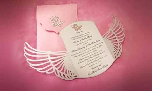 Invitații la botezul Evei au aplicații de cristale Swarovski jpeg