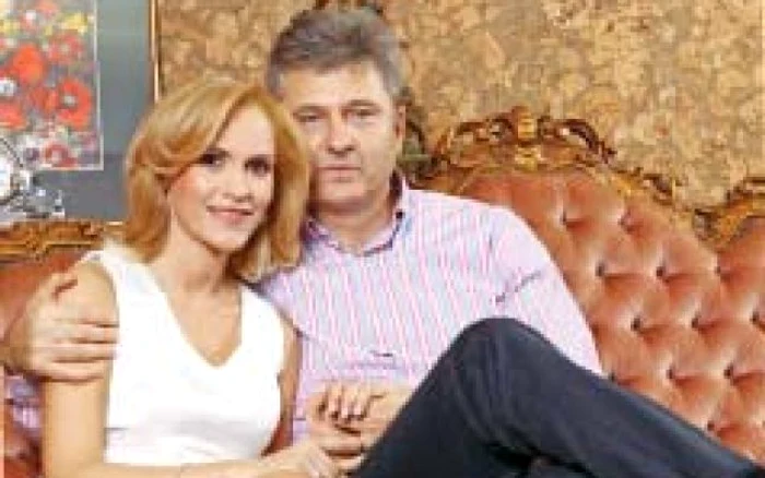 Gabi Firea şi Florentin Pandele, într-un moment de relaxare