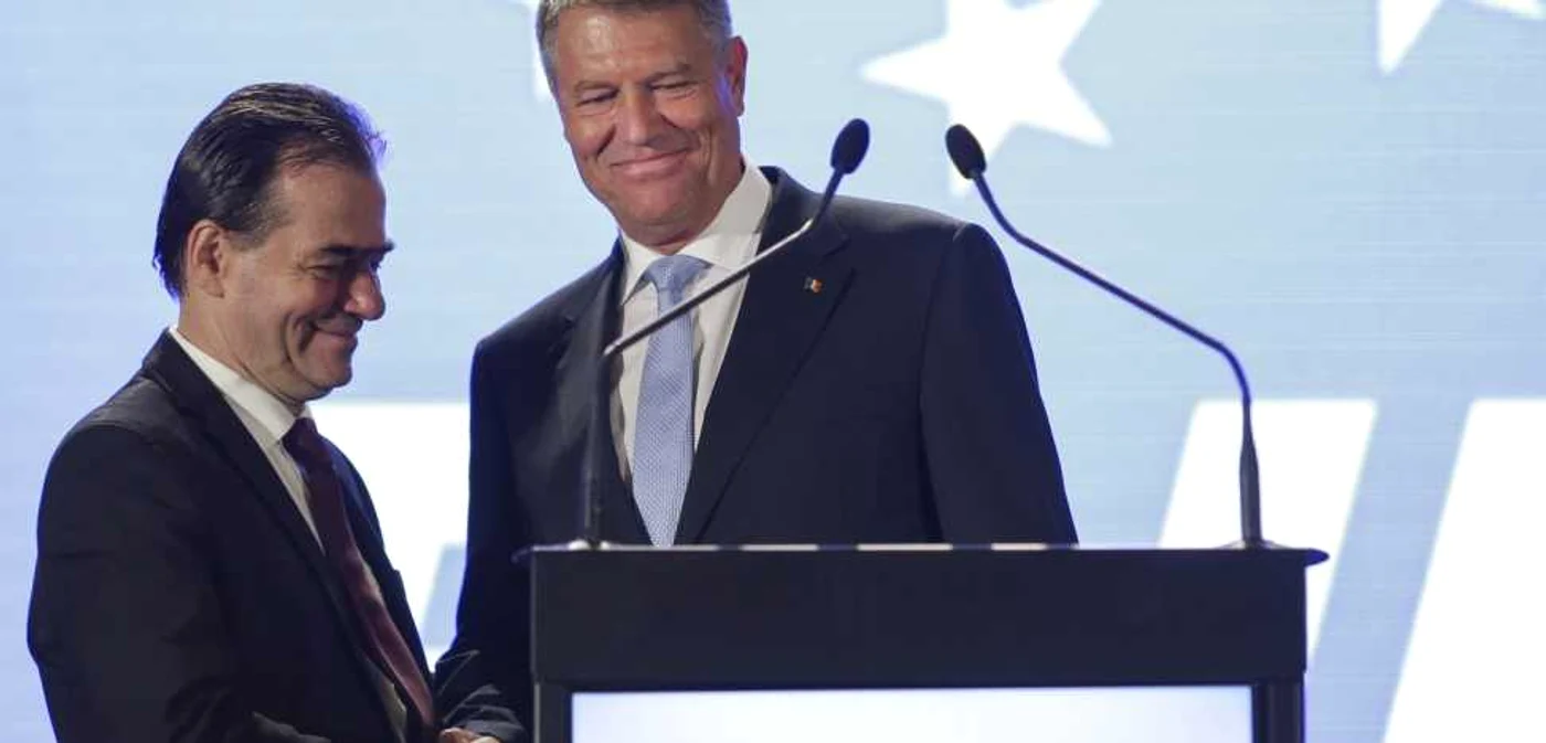 Ludovic Orban şi Klaus Iohannis. FOTO Inquam Photos / Octav ganea