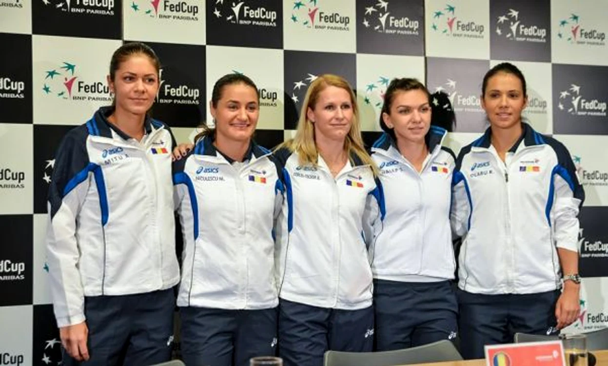 
    Echipa de Fed Cup a RomanieiFOTO: FRT  