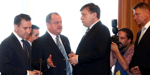  Vasile Blaga - Crin Antonescu si Klaus Johannis FOTO Mediafax 