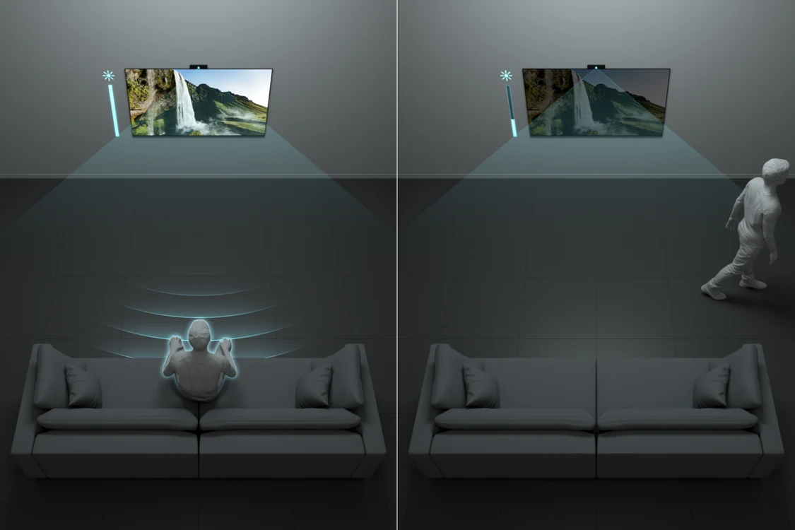 Sony BRAVIA CAM detecteaza prezenta
