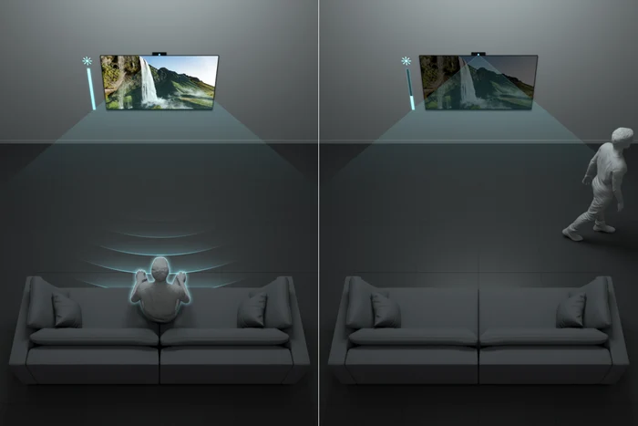 Sony BRAVIA CAM detecteaza prezenta