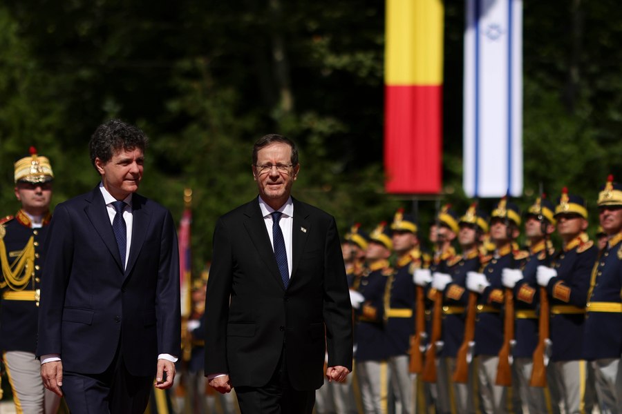 Președintele Israelului, primit la Cotroceni. Nicușor Dan: „Vedem o creștere a discursurilor care instigă la ură” 
