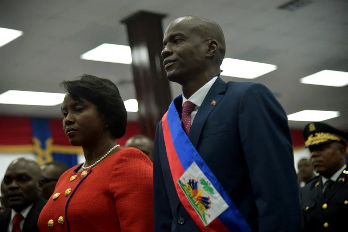 
    Jovenel Moise și soția sa, Martine Moisefoto: AFP  
