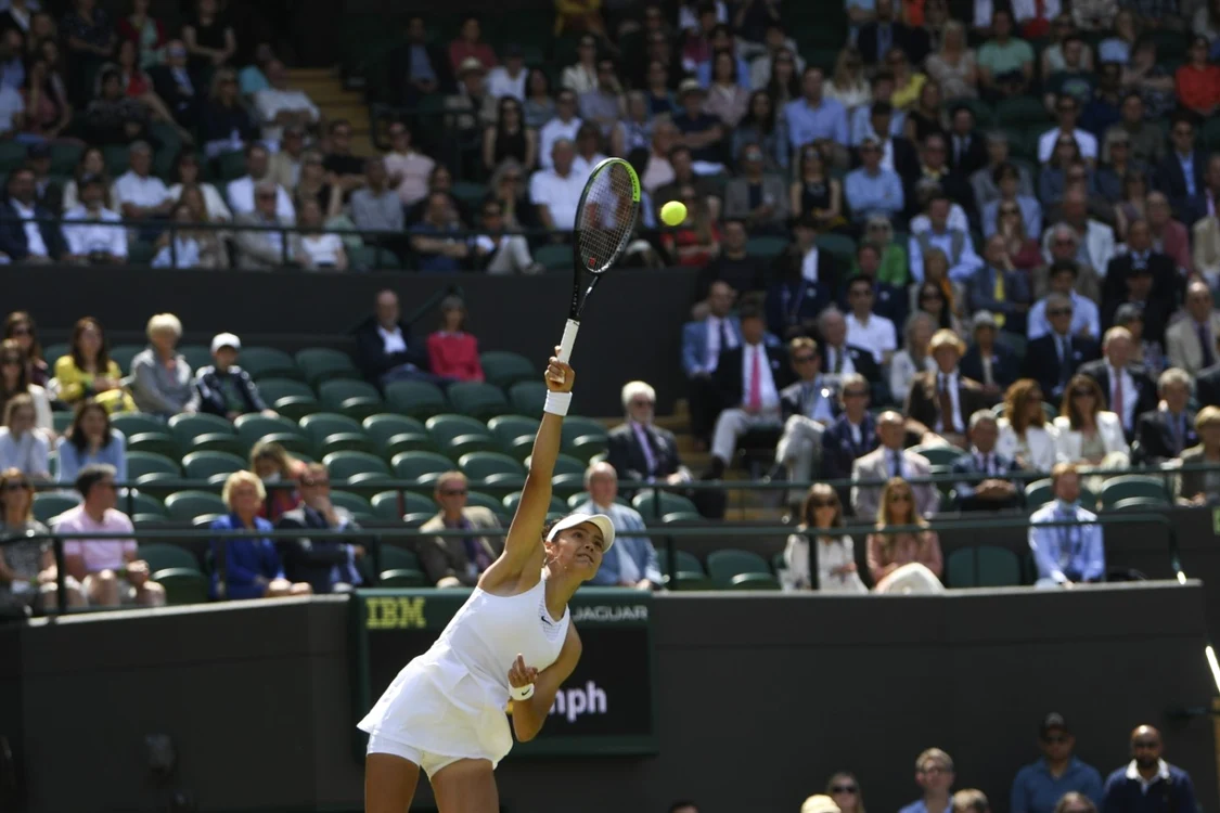 Emma Răducanu - Wimbledon - 3 iul 2021 / FOTO EPA - EFE