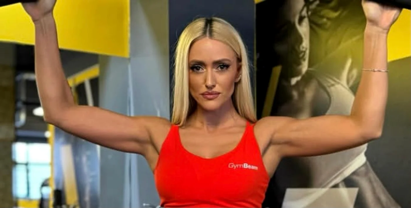 Iuliana Pepene este zilnic la sala de forță foto: Instagram 