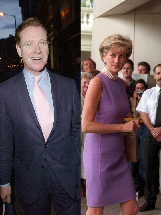 Colaj cu James Hewitt și prințesa Diana