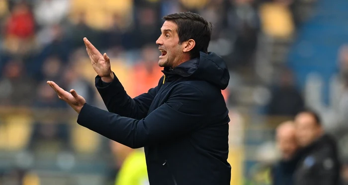 Chivu nu a reușit mare lucru în al doilea meci ca antrenor în Serie A. Foto Facebook Parma Calcio