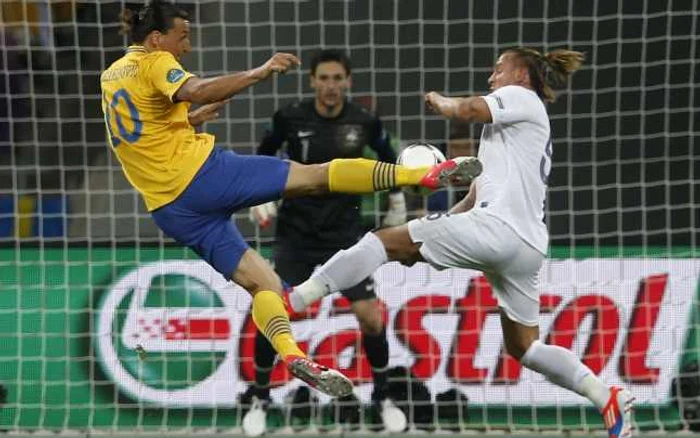Ylatan Ibrahimovici a făcut senzaţie şi la Euro