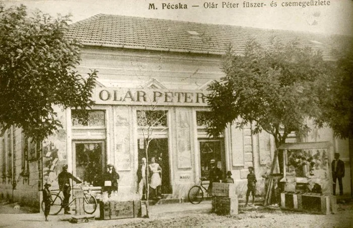 Pecica în anii 1900 FOTO Facebook Petru Antal, primarul oraşului