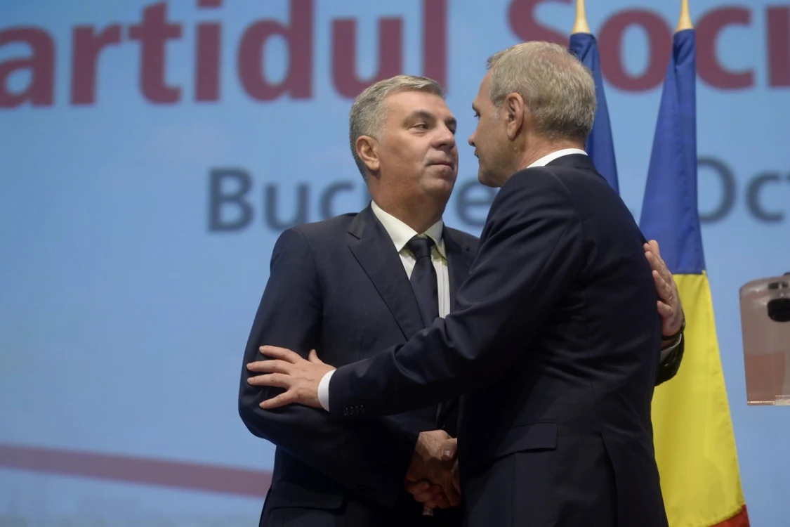 Valeriu Zgonea şi Liviu Dragnea, doi lideri PSD dintre care va mai rămâne doar unul. Sau niciunul. FOTO: Mediafax