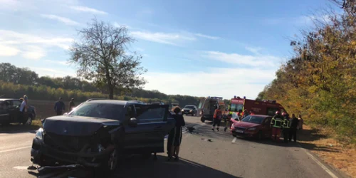 Accident la Valu Traian spre Constanţa DN3 Sursa IPJ Constanţa