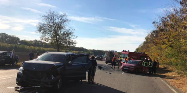 Accident la Valu Traian spre Constanţa DN3 Sursa IPJ Constanţa
