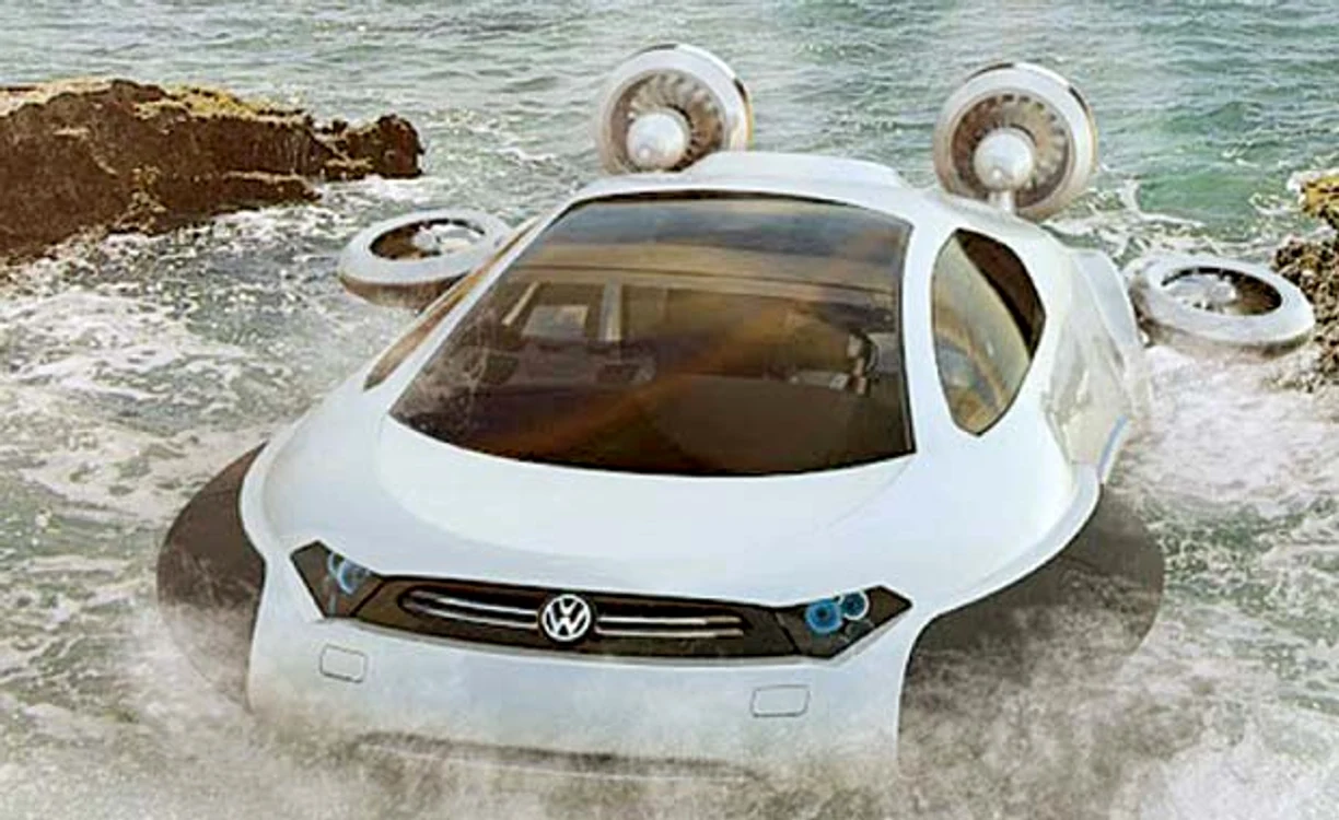 Volkswagenul-minune, aşa cum a fost desenat de Yuhan Zhang