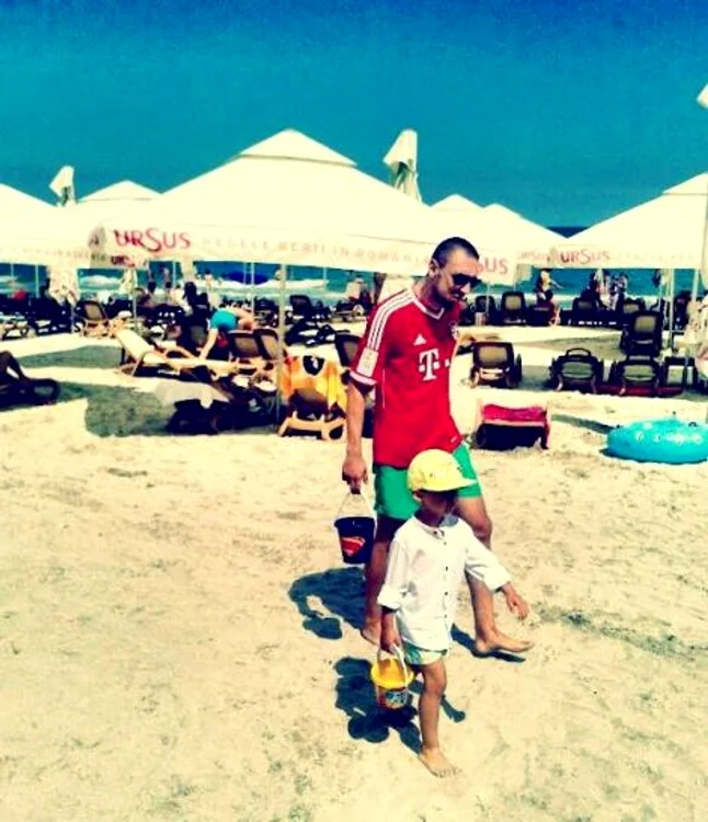 Marcel Prodan şi băieţelul lui, Eddie