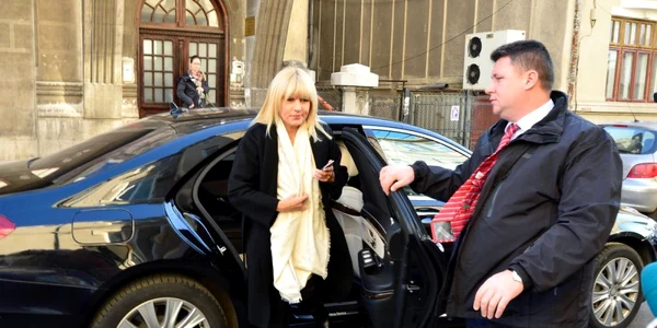 Elena Udrea la DNA - 18 februarie FOTO Mediafax 