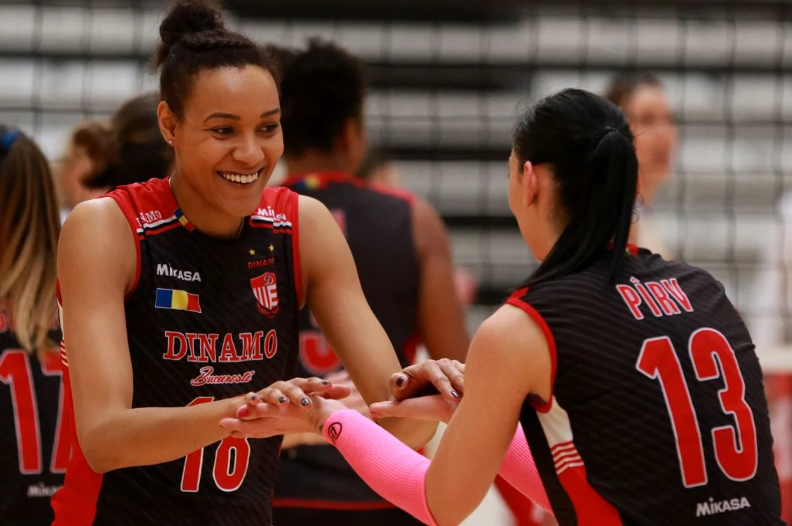 
    Nneka Onyejekwe rămâne la Dinamo pentru încă un an competiționalFoto: Marian Burlacu  