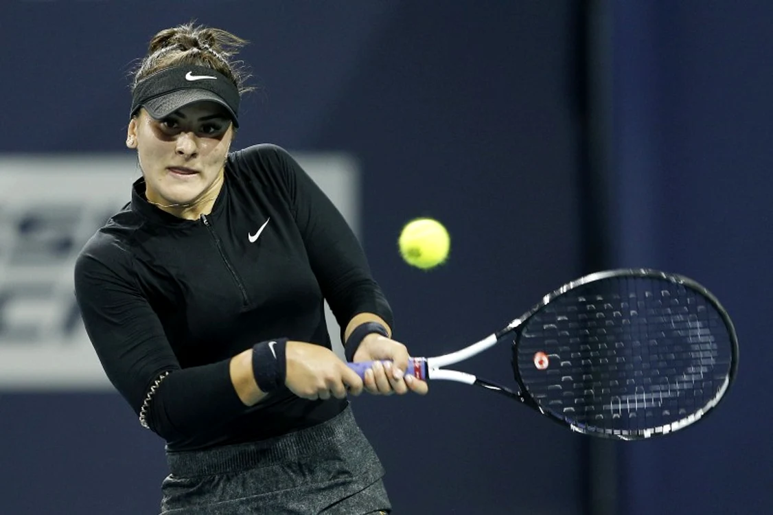 
    Bianca Andreescu impresionează prin loviturile saleFoto: Guliver / GettyImages  
