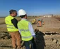 Instalație de producție a grinzilor din beton pe șantierul Autostrăzii Ploieşti-Buzău. FOTO Irinel Scrioşteanu