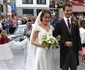 Helene, sora Reginei Mathilde, la nunta ei cu Baronul Nicolas Janssen. FOTO: Casa Regală belgiană
