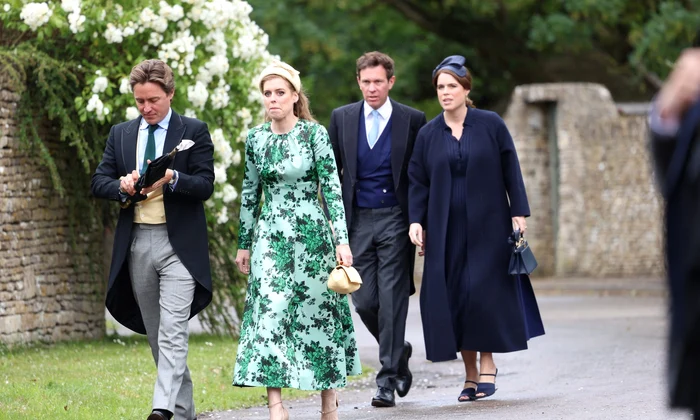 Prințesele Beatrice și Eugenie la nunta lui Peter Phillips cu Harriet Sperling, profimedia 1108541650 jpg