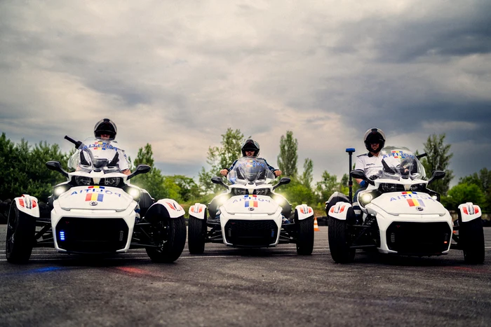 Can-Am Spyder F3 FOTO: Poliția Capitalei