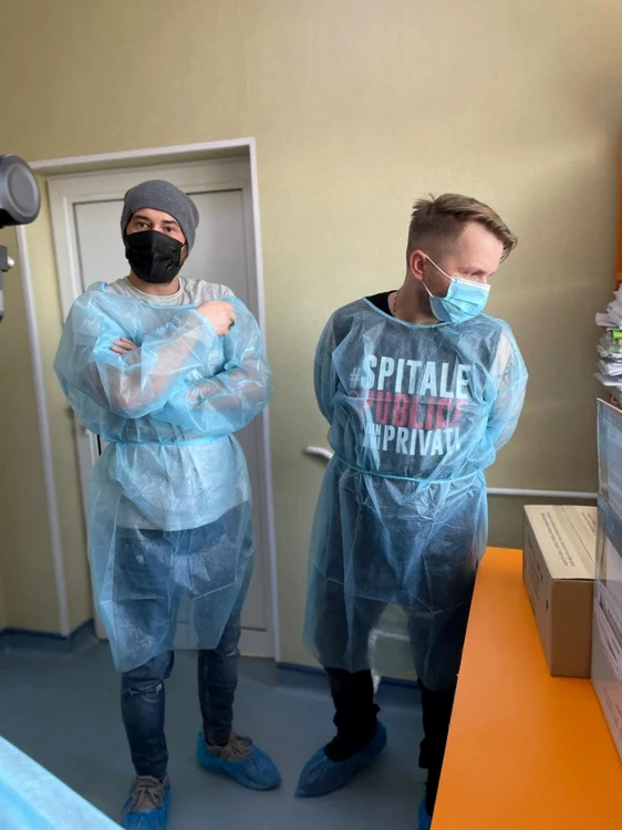 Codin Maticiuc a dorit să ajute Spitalul de Copii din Cluj cu donaţii pentru „orice nevoie”. FOTO: Arhivă personală