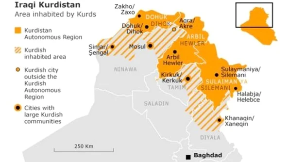 Kurzii din Irak au votat pentru independenţa regiunii autonome Kurdistan  Bagdadul a dat Kurdistanului un ultimatum de 72 de ore jpeg