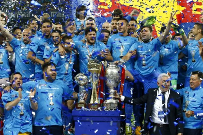 
    Stelistii au cucerit toate cele trei trofee interneFOTO: David Muntean  