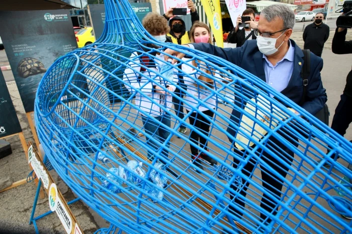 Primarul Constanţei, primul care a reciclat PET-uri