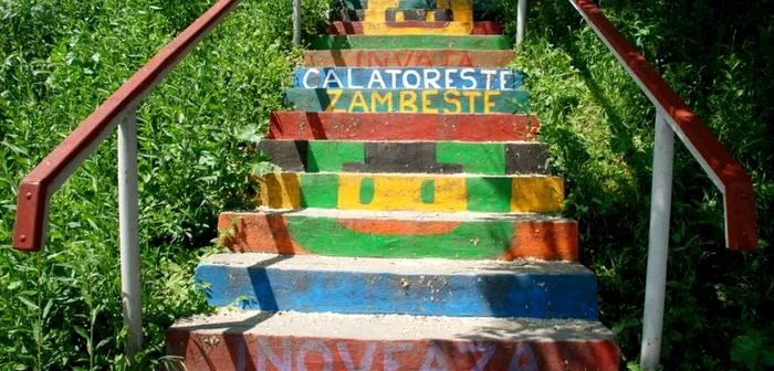 Voluntarii au adus o pată de culoare într-o zonă altădată năpădită de buruieni FOTO Florentin Coman
