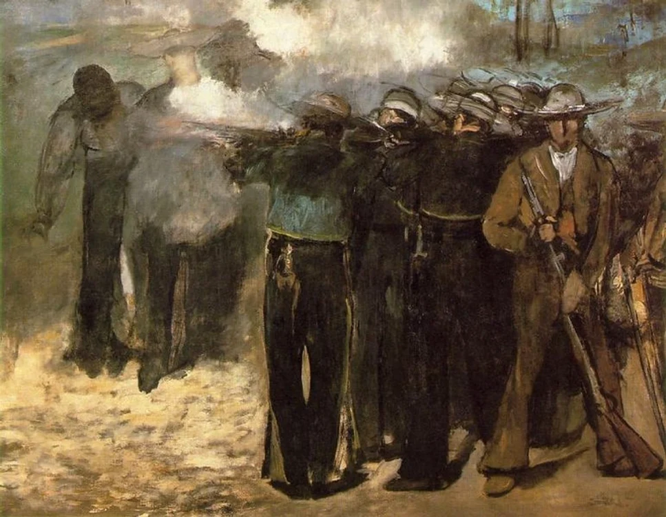 Edouard Manet Executia lui Maximilian prima versiune jpg jpeg