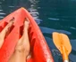 Anca Țurcașiu și iubitul ei, Călin Șerban, pe canoe în Palawan. FOTO: Instagram