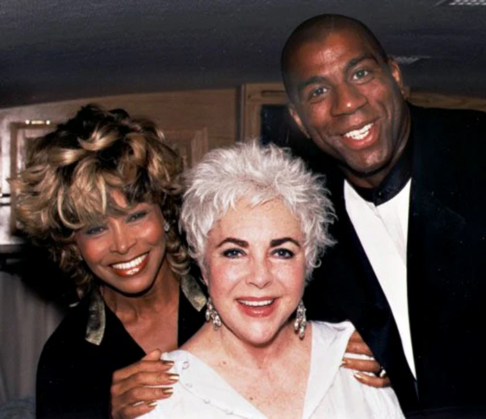 Tina Turner, Liz Taylor si Magic Johnson Instagram jpg