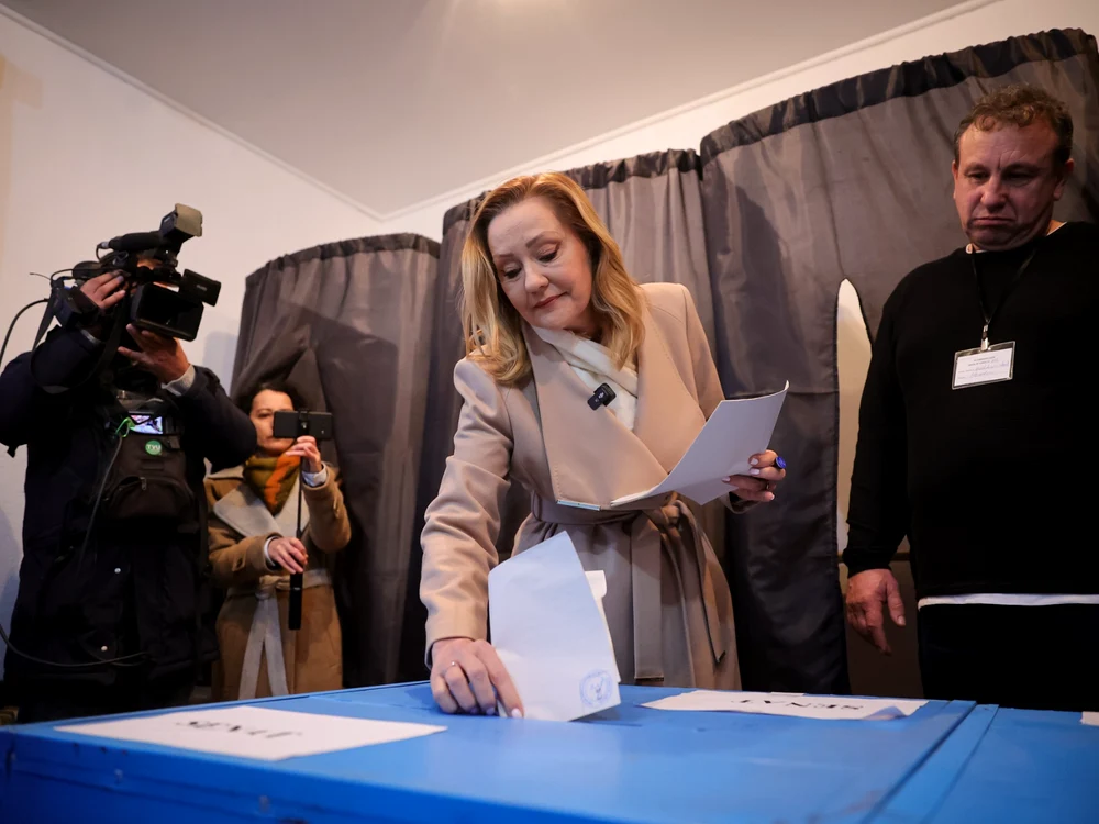 Elena Lasconi a fost la vot/FOTO: Facebook Elena Lasconi