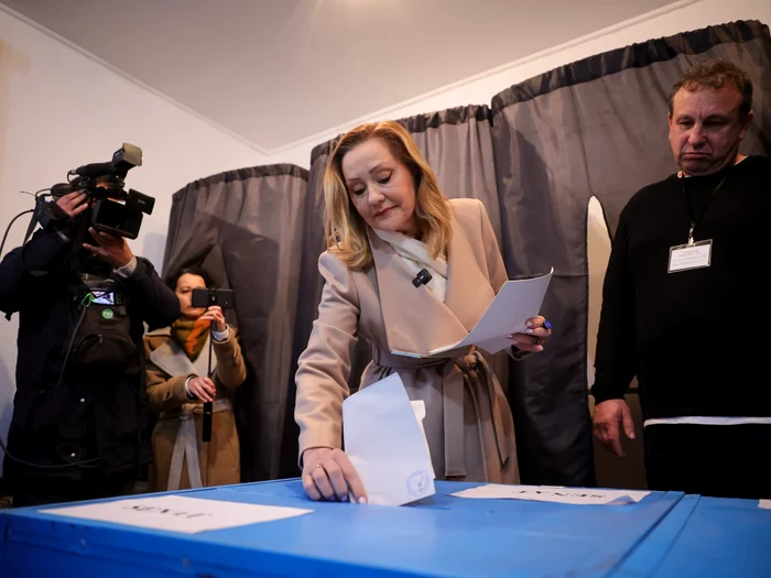 Elena Lasconi a fost la vot/FOTO: Facebook Elena Lasconi