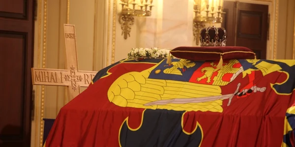 Regele Mihai - Depus la Palatul Regal FOTO Dorin Constanda