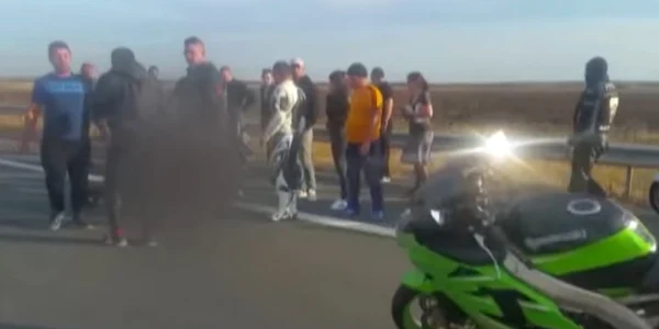 Accident motociclete autostrada FOTO Youtube/Fanatik (captură)