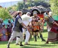 Istorie experimentală despre daci și romani la Muzeul Satului Vâlcean Înfruntarea lupilor Foto Veteres Milites Sibiu jpg