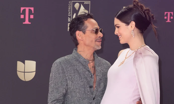 Nadia Ferreira și Marc Anthony, prima apariție pe covorul roșu de la anunțul sarcinii, Profimedia (2) jpg