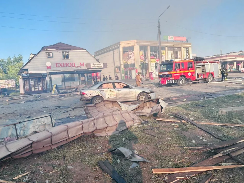 Două persoane au murit în urma atacului Foto: X/Olena Halushka