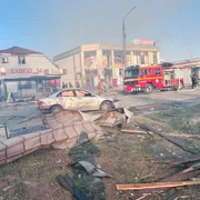 Atac rusesc în Ucraina Foto X   Olena Halushka jpg