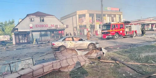 Atac rusesc în Ucraina Foto X Olena Halushka jpg