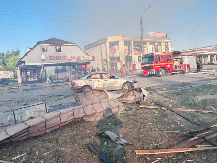Două persoane au murit în urma atacului Foto: X/Olena Halushka