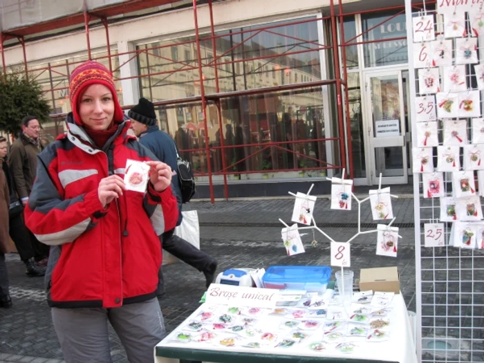 Mărțișoare tradiționale pe tarabele din Oradea