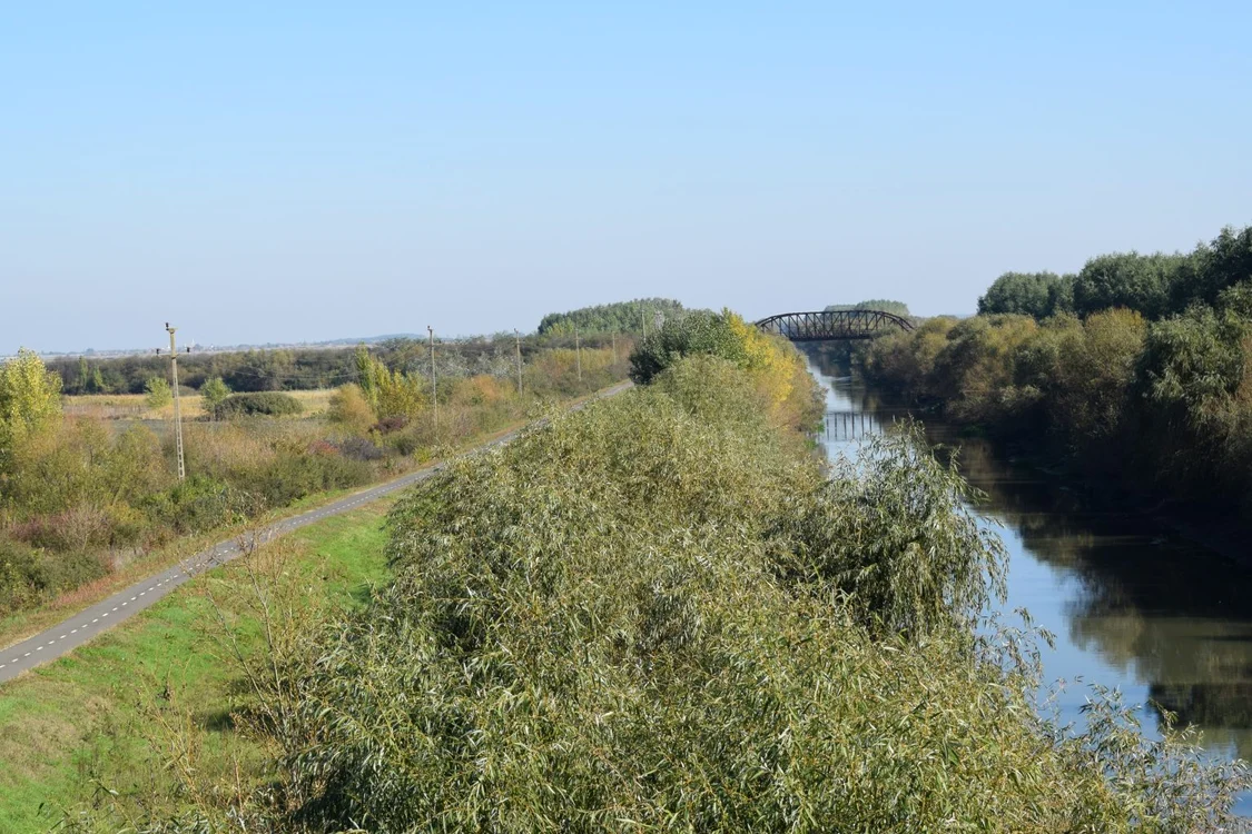 Pista de biciclete în zona comunei Otelec FOTO Turismtimis.ro