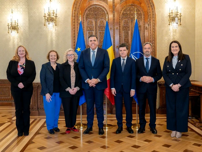 Nicușor Dan, alături de delegația condusă de Milton Dick/FOTO: Facebook