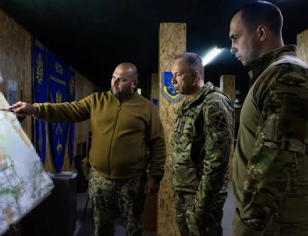 Șeful armatei ucrainene, în vizită pe frontul din Pokrovsk: „Situația este dificilă”