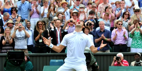 Djokovici se bucură pentru calificarea în finală la Wimbledon şi pentru că va ocupa primul loc ATP